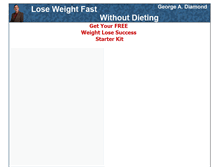 Tablet Screenshot of loseweightfastwithoutdieting.com